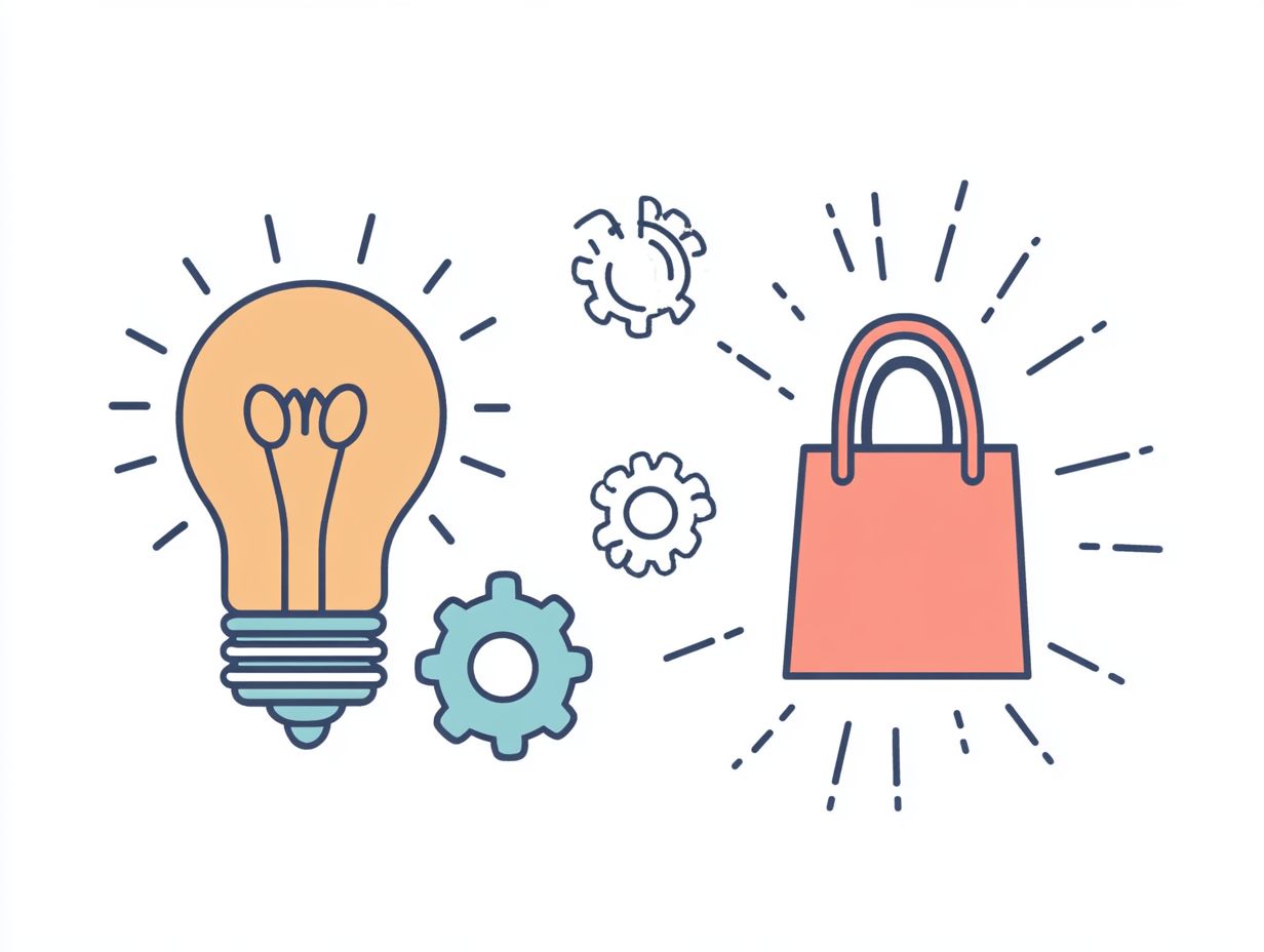 Visual summary of key differences between patents and trademarks.