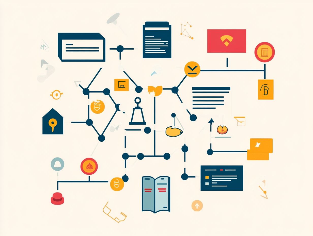 A visual summary of the five key steps in trademark opposition.