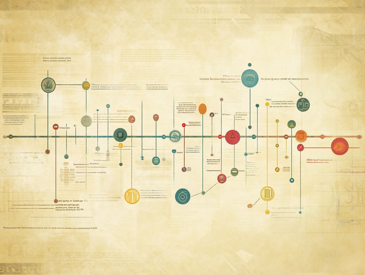 Illustration showing patent timelines