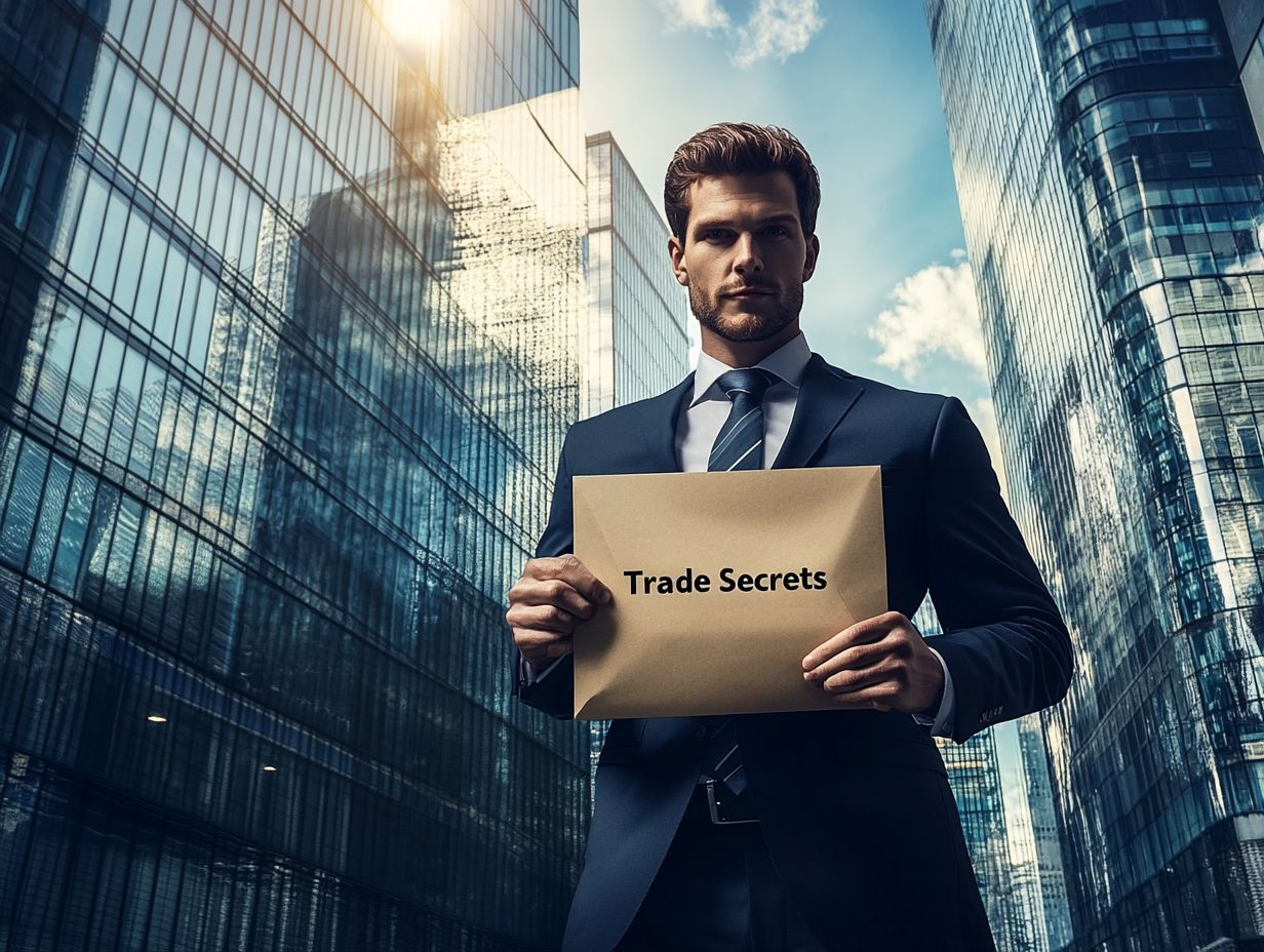 Visual representation of strategies to protect trade secrets