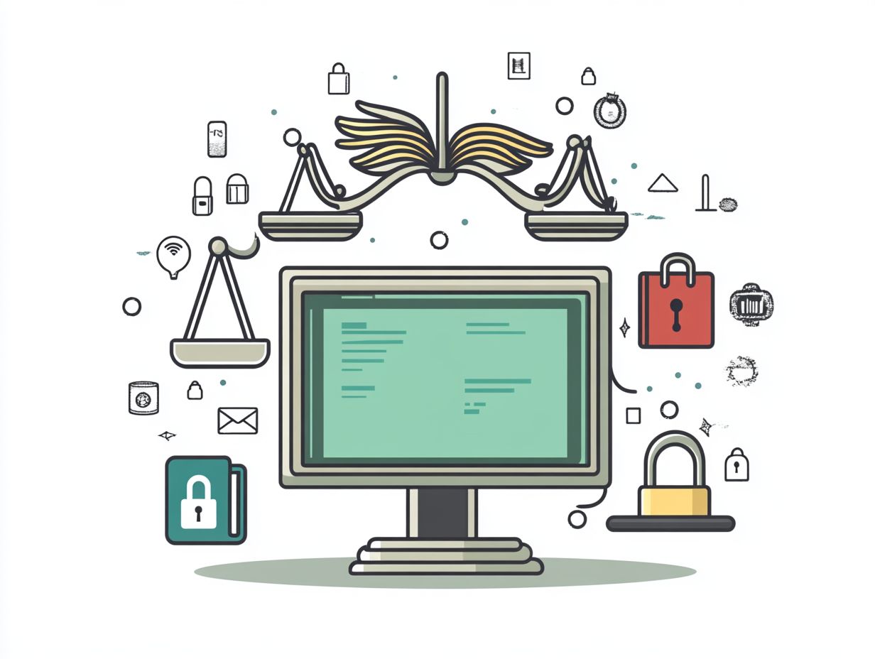 Graphic illustrating the relationship between copyright and digital rights.