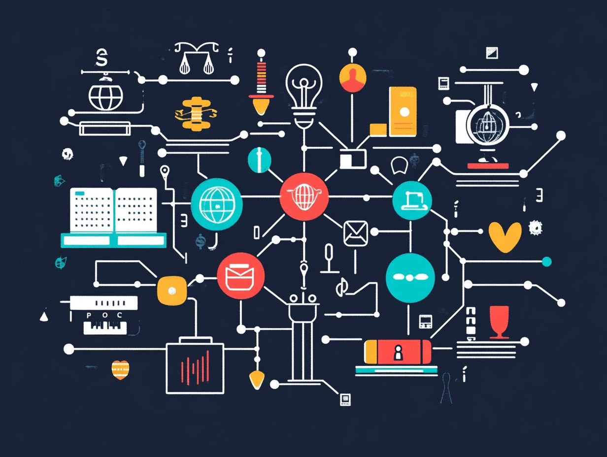 A visual summary of different types of intellectual property rights